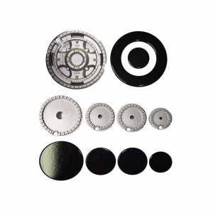 Kit 4 bruciatori e spartifiamma Electrolux Rex Aeg Zanussi + Tripla corona per cucina piano cottura