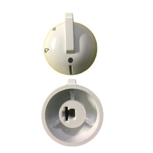 1 manopola bianca nardi perno diametro 6 mm mozzo incavo